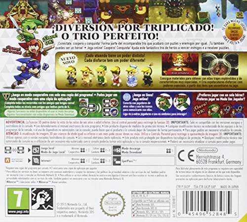 Jeu vidéo - NINTENDO - The Legend of Zelda: Heroes Tri force - 3DS - Aventure - PEGI 7+ - vue 2