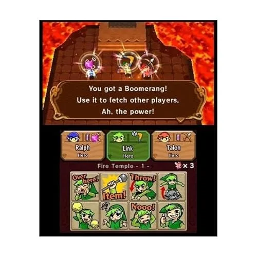 Jeu vidéo - Nintendo - The Legend of Zelda: Tri Force Heroes - Action - Aventure - 3DS - vue 6