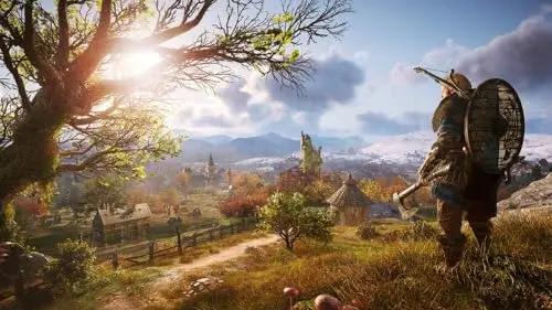 Jeu vidéo PS4 - Ubisoft - Assassins Creed: Valhalla - RPG avancé - Combat viking - Exploration monde ouvert - vue 2