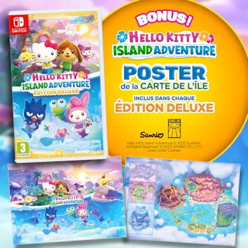 Jeu vidéo - Sunblink - Hello Kitty Island Adventure - Édition Deluxe - Nintendo Switch - Simulation - vue 2