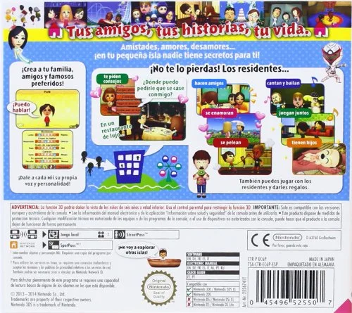Jeu vidéo - Tomodachi vie - 3DS - Simulation - Edition Standard - En boîte - vue 2