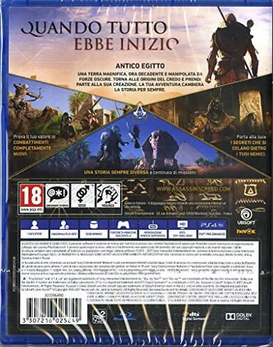 Jeu vidéo - Ubisoft - Assassins Creed Origins - Action - PS4 - 1 joueur - vue 2
