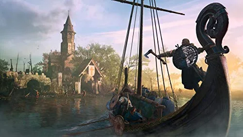 Jeu Vidéo - Ubisoft - Assassins Creed Valhalla - PS5 - Aventure - Blu-Ray - 18+ - vue 3
