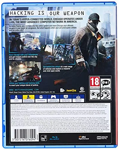 Jeu Vidéo - Ubisoft - Watch Dogs - PS4 - Action - 1 Joueur - PEGI 18+ - vue 2