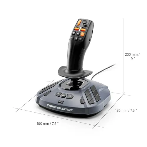 Joystick pour simulateur - THRUSMASTER - Joystick SimTask FarmStick - Noir - Farming et équipements lourds - vue 8