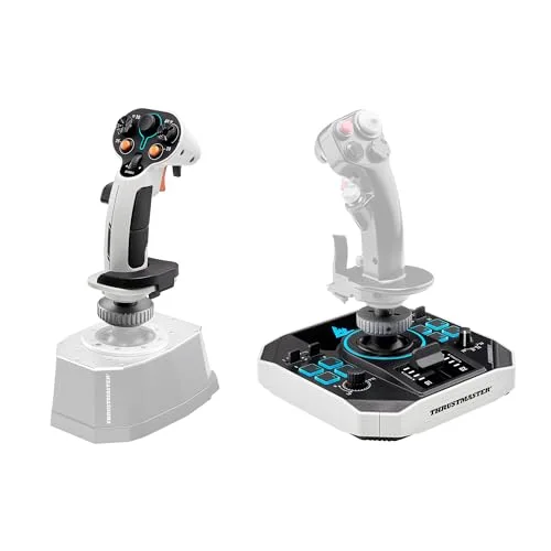 Joystick spatial - THRUSTMASTER - Sol-R 2 HOSAS Space Sim Duo - Ambidextre - 88 boutons - Technologie H.E.A.R.T. 16 bits - vue 5
