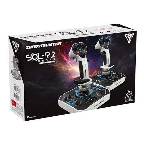 Joystick spatial - THRUSTMASTER - Sol-R 2 HOSAS Space Sim Duo - Ambidextre - 88 boutons - Technologie H.E.A.R.T. 16 bits - vue 8