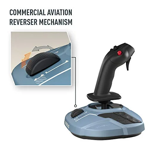 Joystick THRUSTMASTER TCA Sidestick Airbus Edition - Réplique ergonomique du mini-manche Airbus - vue 4