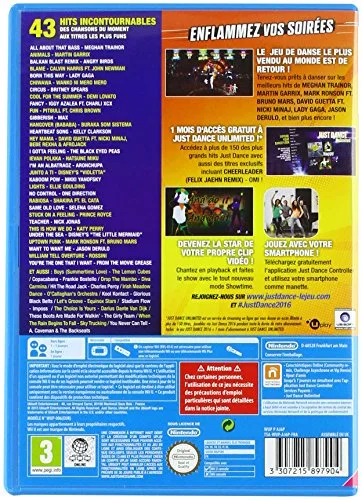 Just Dance 2016 Jeu Wii U - vue 2