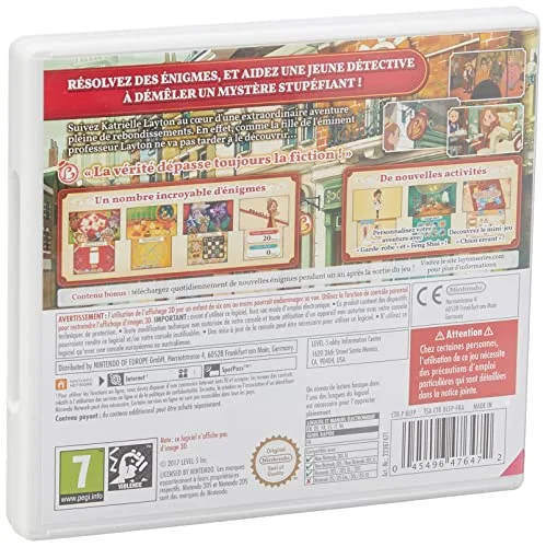 LAventure Layton : Katrielle et la conspiration des millionnaires - Jeu 3DS - vue 2