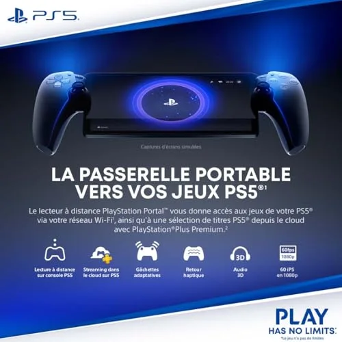 Lecteur à distance PlayStation Portal - Midnight Black - vue 2