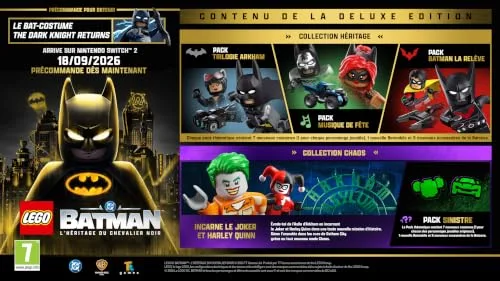 LEGO Batman: L'Héritage du Chevalier Noir Deluxe - Switch 2 - vue 3