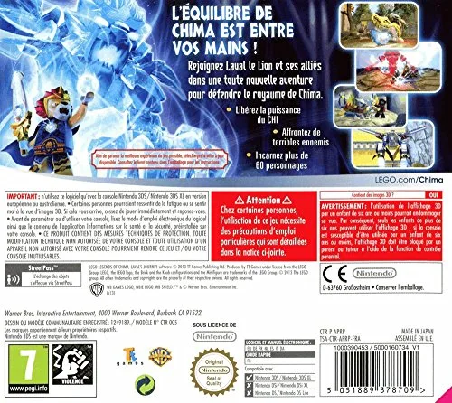 LEGO Legends of Chima : Le Voyage de Laval 3DS - vue 2