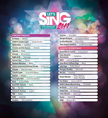 Let’s Sing 2019 Hits français et internationaux PS4 - vue 2