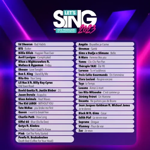 Let's Sing 2023 2 Micros Edition Bundle PS5 - vue 2