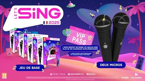Let's Sing 2025 + 2 Micros Xbox Series X - vue 2