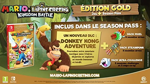Mario + Lapins Crétins Kingdom Battle Édition Gold Jeu Switch - vue 3