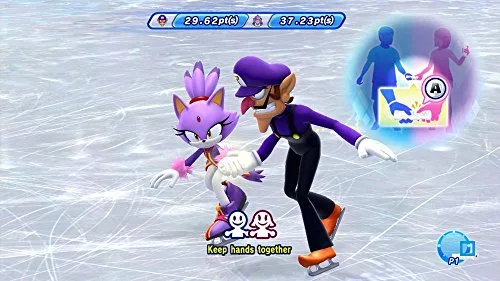 Mario & Sonic aux Jeux Olympiques 2014 Jeu Wii U - vue 3