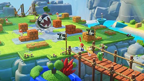 Mario + The Lapins Crétins Kingdom Battle Jeu Switch - vue 3