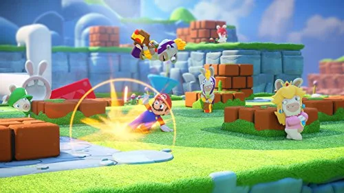 Mario + The Lapins Crétins Kingdom Battle Jeu Switch - vue 4