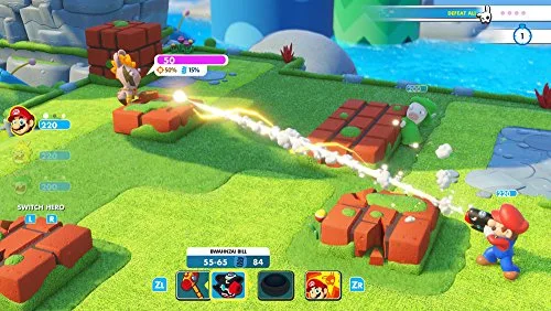 Mario + The Lapins Crétins Kingdom Battle Jeu Switch - vue 8