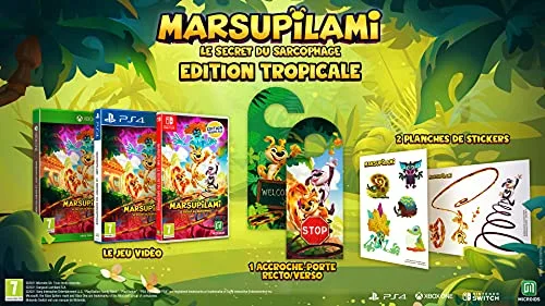 Marsupilami : Le Secret du Sarcophage Edition Tropicale Xbox One - vue 2