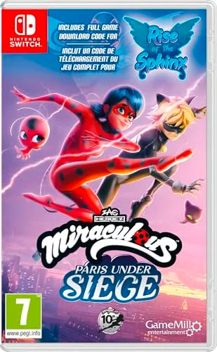 Miraculous 1&2 Pack Rise of the Sphinx + Paris Under Siege Switch