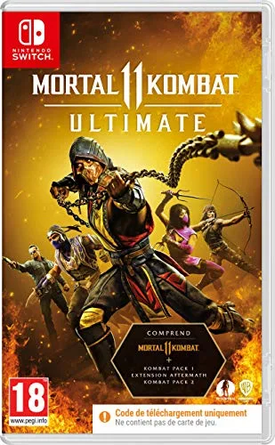 Mortal Kombat 11 Ultimate Code dans la boîte Switch - vue 2
