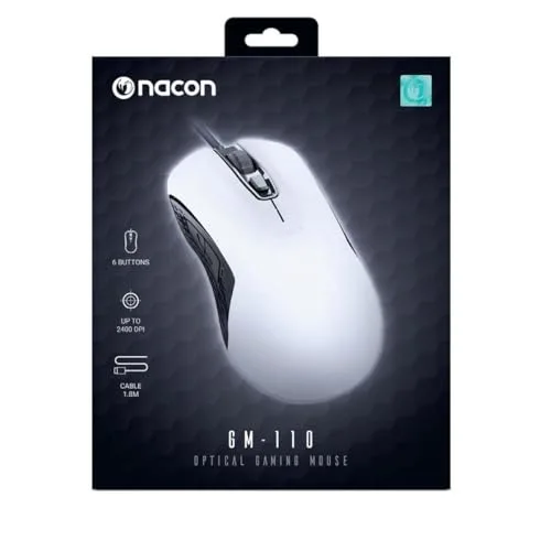 Nacon GM-110 Souris Gaming Blanche PC