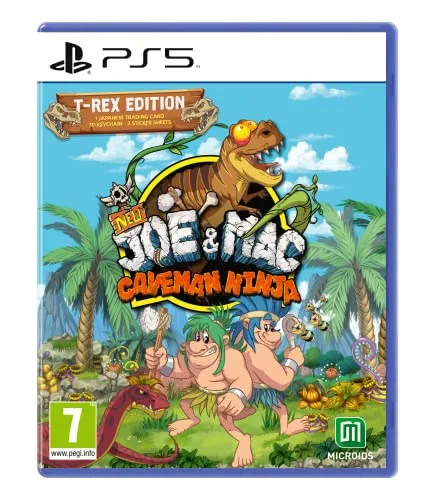 New Joe & Mac: Caveman Ninja T-Rex PS5