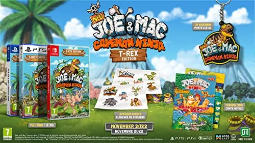 New Joe & Mac: Caveman Ninja T-Rex Edition PS5 - vue 2
