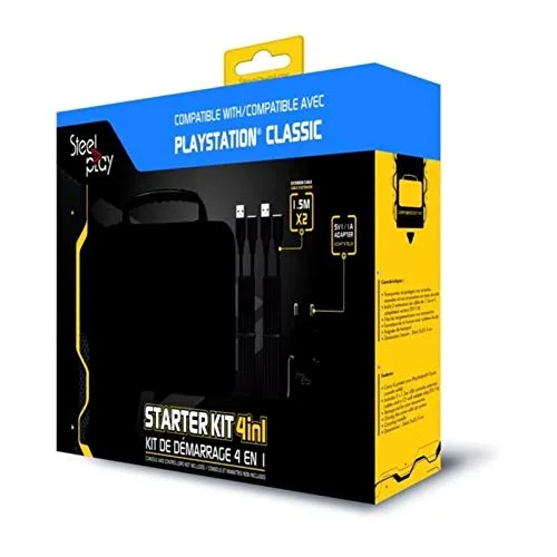 Kit de démarrage 4-en-1 Steelplay PlayStation Classic