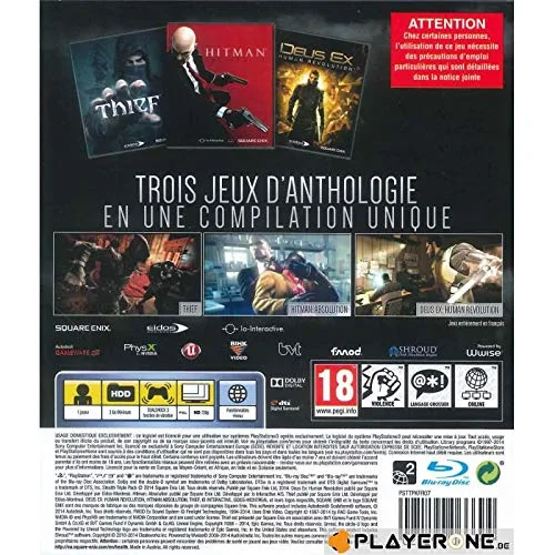 Ultimate Stealth Triple Pack PS3 - vue 2