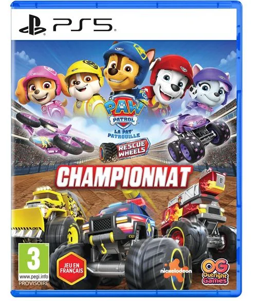 Outright Games Pat' Patrouille Rescue Wheels Championnat PS5
