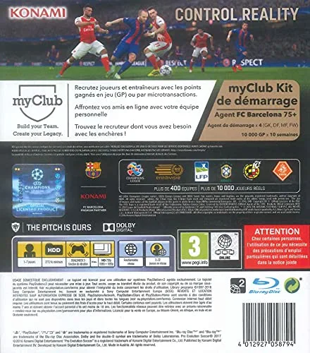 Pro Evolution Soccer 2017 PS3 - vue 2