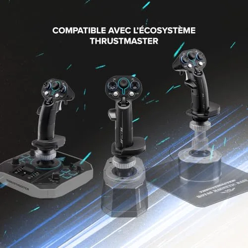 Poignée additionnelle - THRUSTMASTER - Sol-R 3 AVA Add-On Grip - Technologie HEART - 21 boutons - 6 axes - vue 7