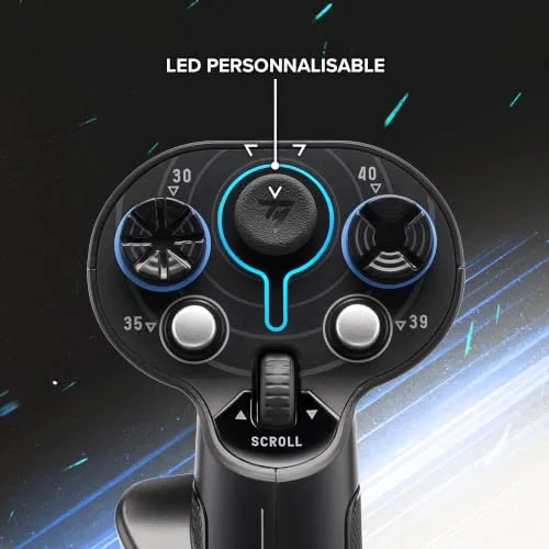 Poignée additionnelle - THRUSTMASTER - Sol-R 3 AVA Add-On Grip - Technologie HEART - 21 boutons - 6 axes - vue 8