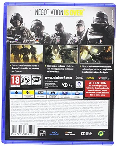 Rainbow Six Siege Jeu PS4 - vue 2