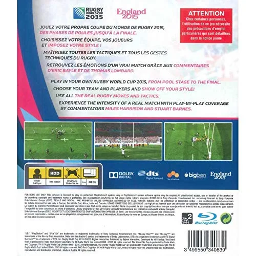 Rugby World Cup 2015 PS3 - vue 2