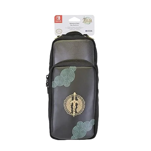 Sac de transport - Hori - Adventure Pack - Zelda Tears of the Kingdom - Nintendo Switch - Noir Bleu Jaune - vue 6