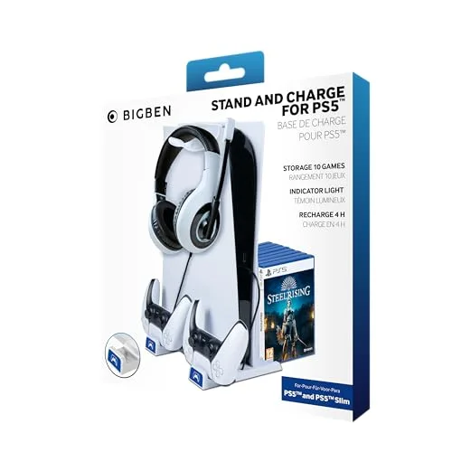 Stand & Charge Kit PS5 Slim - vue 4