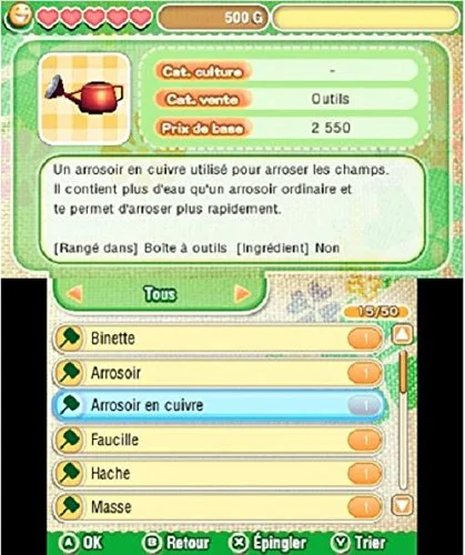 Story of Seasons Jeu 3DS - vue 3