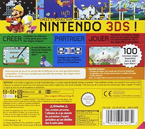 Super Mario Maker for Nintendo 3DS Jeu 3DS - vue 2