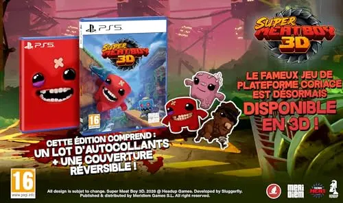 Super Meat Boy 3D PS5 - vue 3