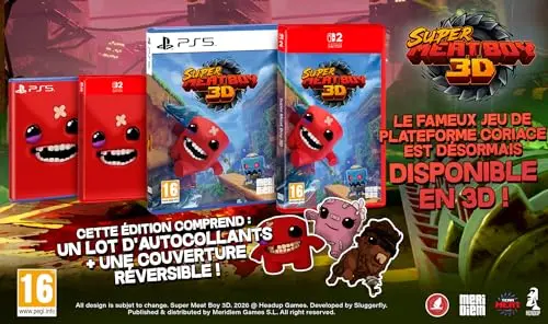 Super Meat Boy 3D Special Edition Switch 2 - vue 2