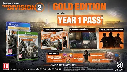 The Division 2 Édition Gold Jeu PS4 - vue 2