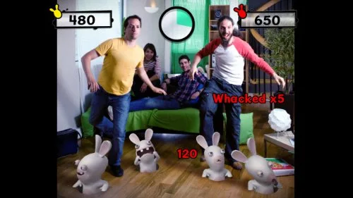 THE LAPINS CRETINS PARTENT EN LIVE KINECT XBOX360 - vue 2