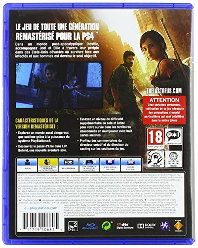 The Last Of Us Remastered Jeu PS4 - vue 2