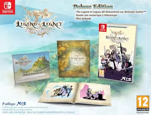 The Legend of Legacy : HD Remastered - Jeu Nintendo Switch - Deluxe Edition - vue 2