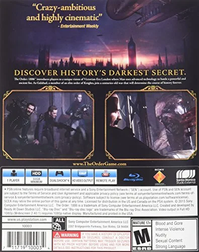 The Order 1886 Jeu PS4 - vue 2